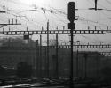 Morgens auf dem Bahnhof